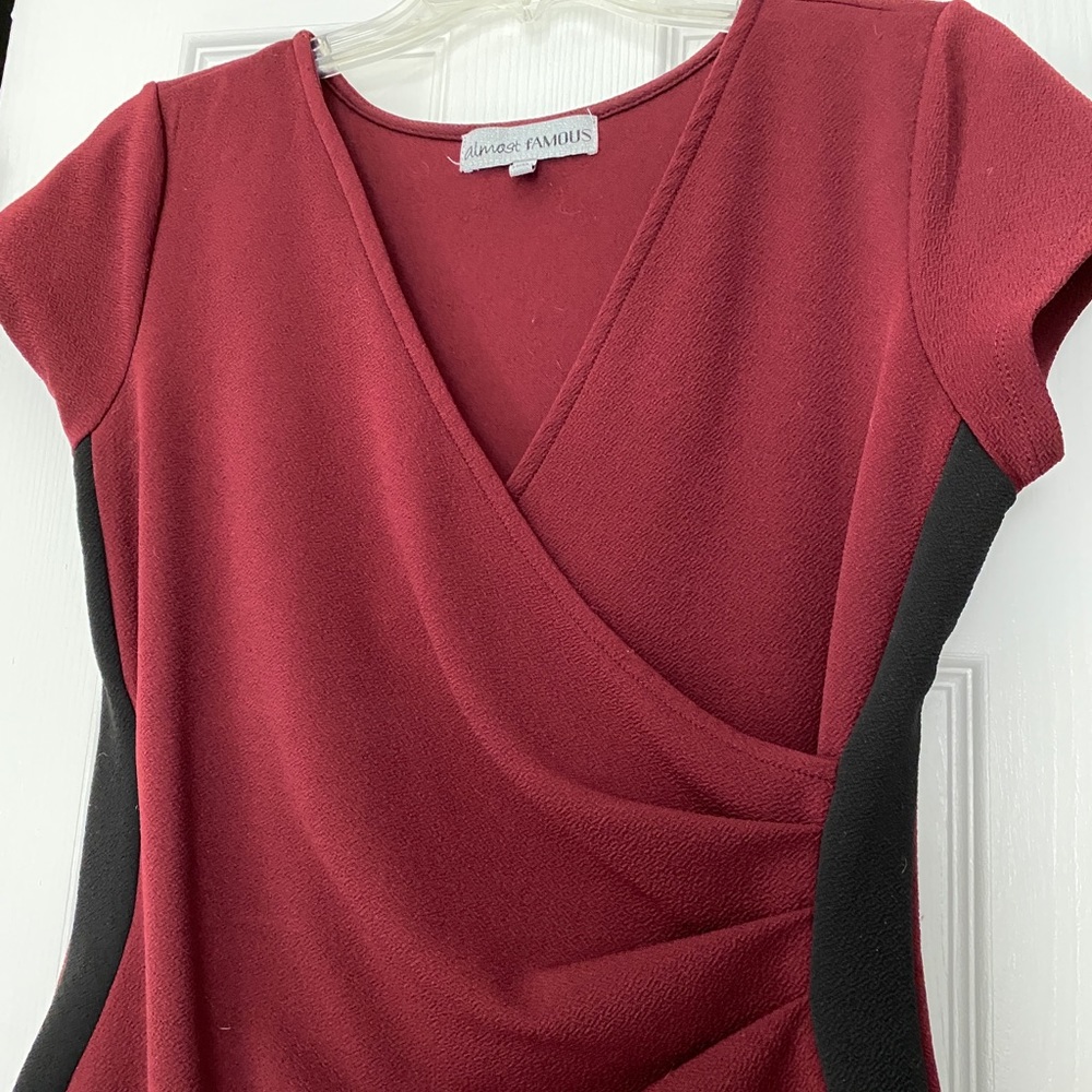 Maroon dress